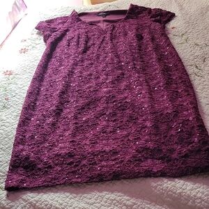 Purple Lace Dress